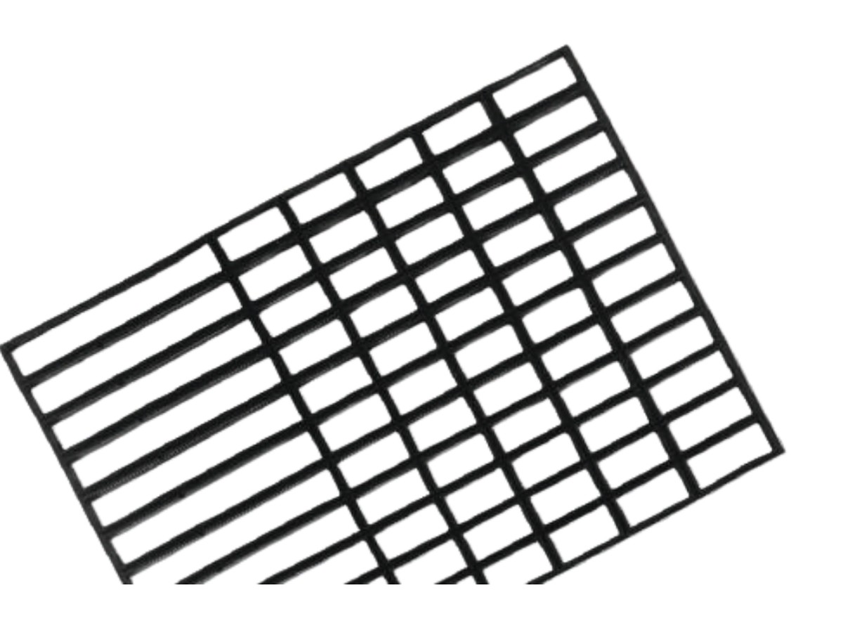 Perforated poultry mat